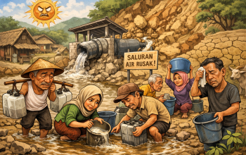 Warga Desa Lee Krisis Air Bersih Dua Bulan